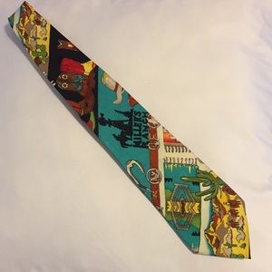 Signed Nicole Miller Western Tie